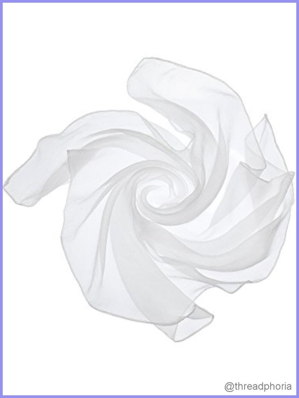Chiffon Scarf Square Handkerchief Lightweight Satin Ribbon Neck Neckerchief